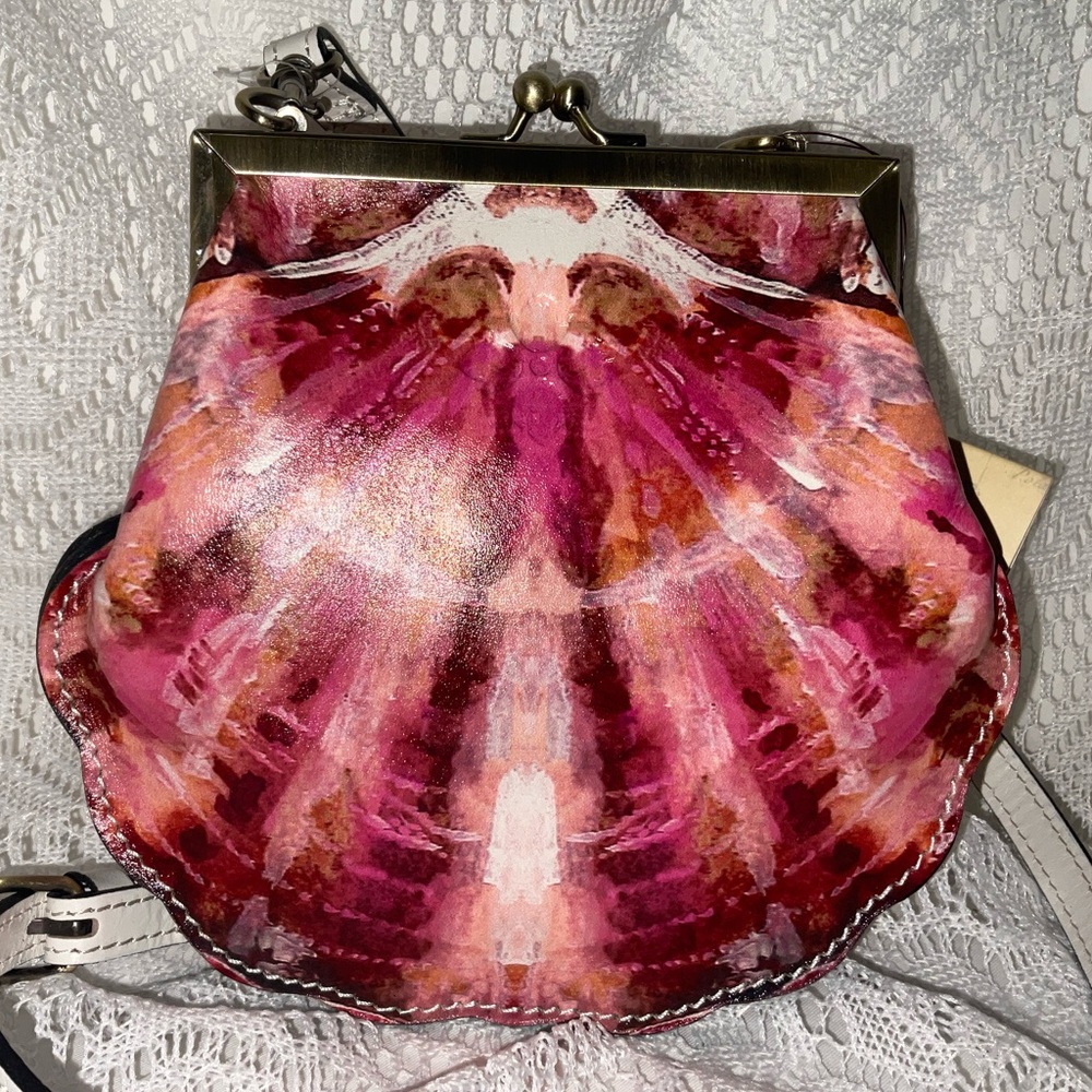 Patricia Nash Marasusa Seashell Frame Crossbody Bag, NWT